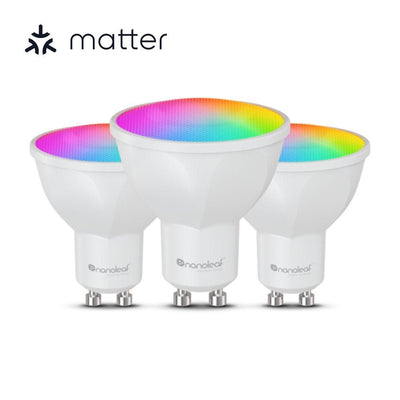 Nanoleaf Essentials Smart Bulb GU10 (Matter Compatible) - 3 Pack