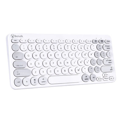 Bonelk Wireless Keyboard and Mouse Combo, Compact, KM-383 Grey