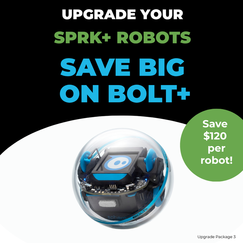 Upgrade Sphero SPRK+ Robots to BOLT+ Robots (Package 3)