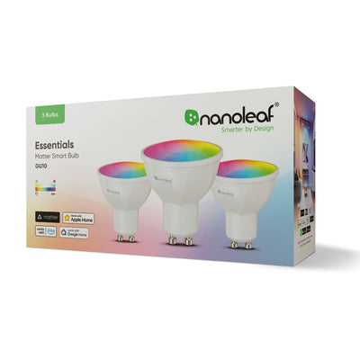 Nanoleaf Essentials Smart Bulb GU10 (Matter Compatible) - 3 Pack