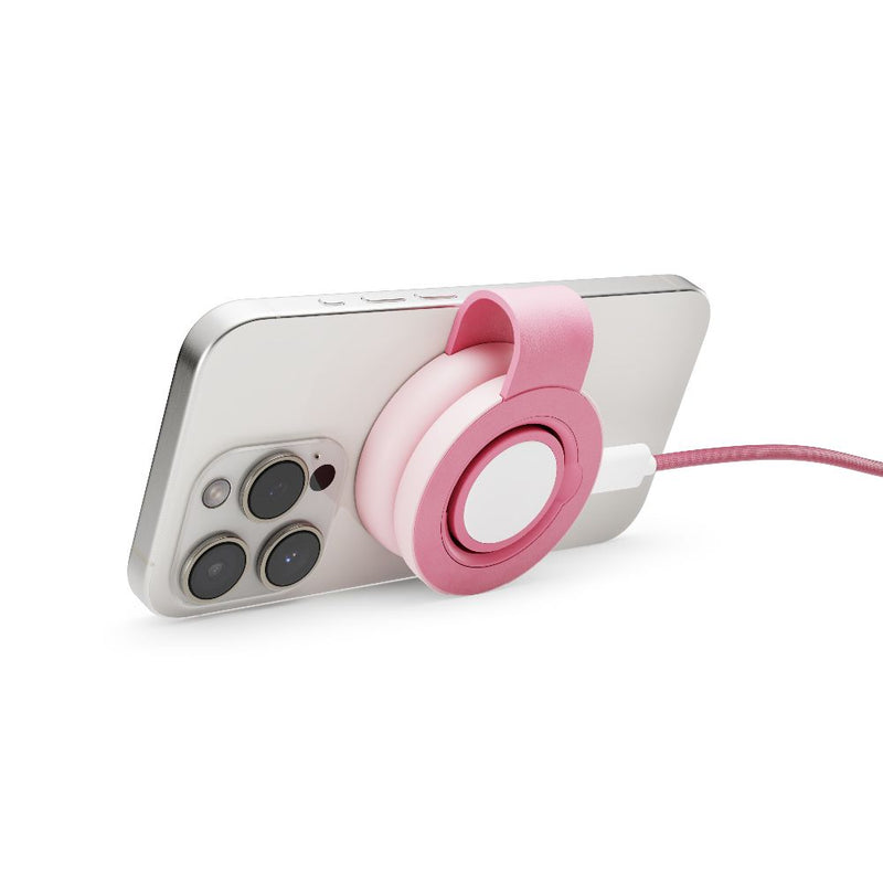 Twelve South ButterFly SE 2-in-1 Qi2 Travel Charger (Pink) Pink
