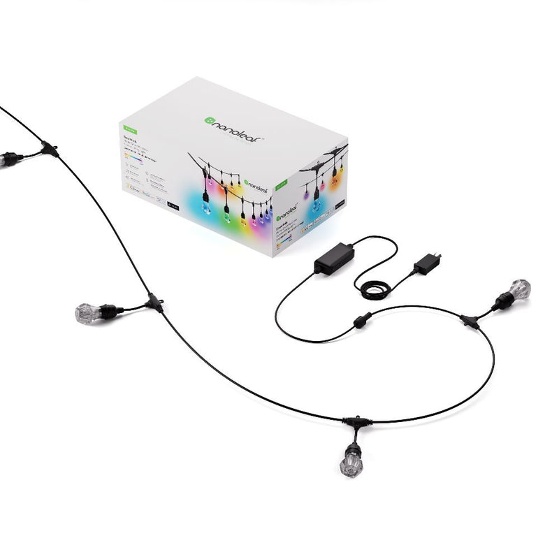 Nanoleaf Smart Multicolour Outdoor String Lights Smarter Kit (Matter compatible) - 30 m