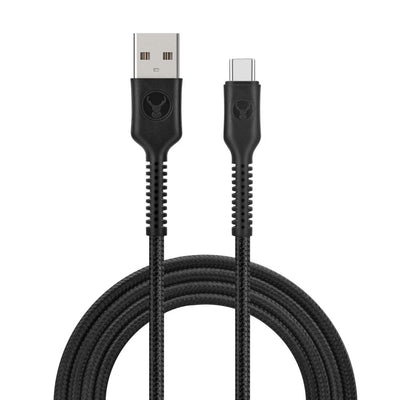 Bonelk Long-Life Easy Grip USB-A to USB-C Cable, 60W 1.2m Black