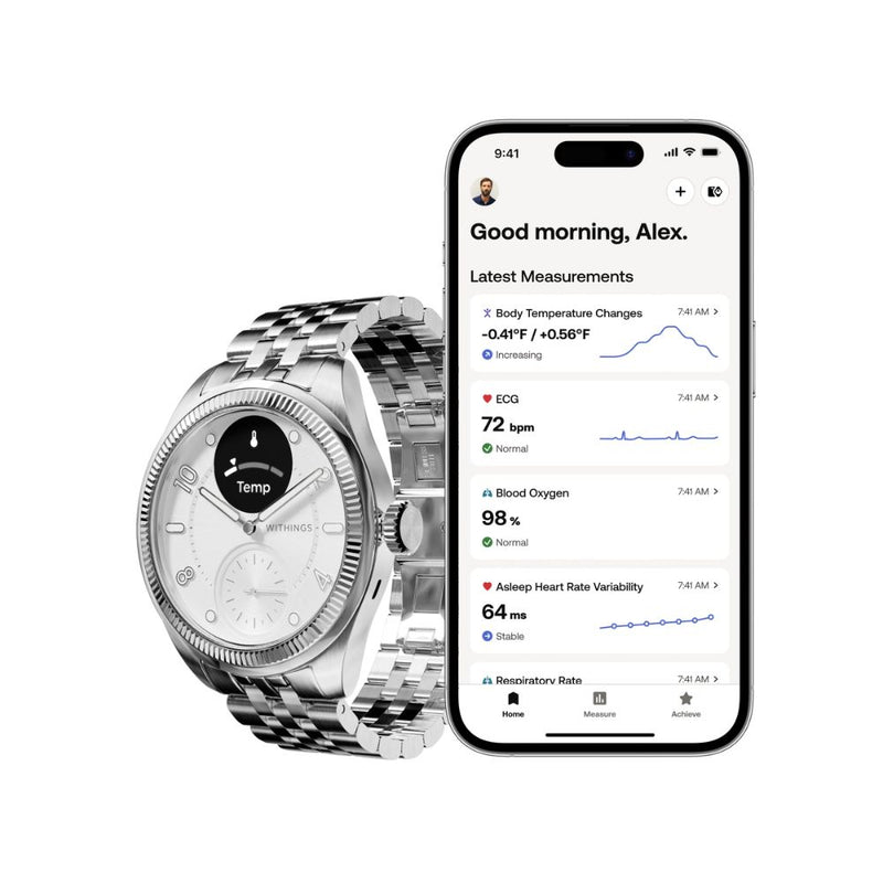 Withings ScanWatch Nova - Brilliant Edition Silver