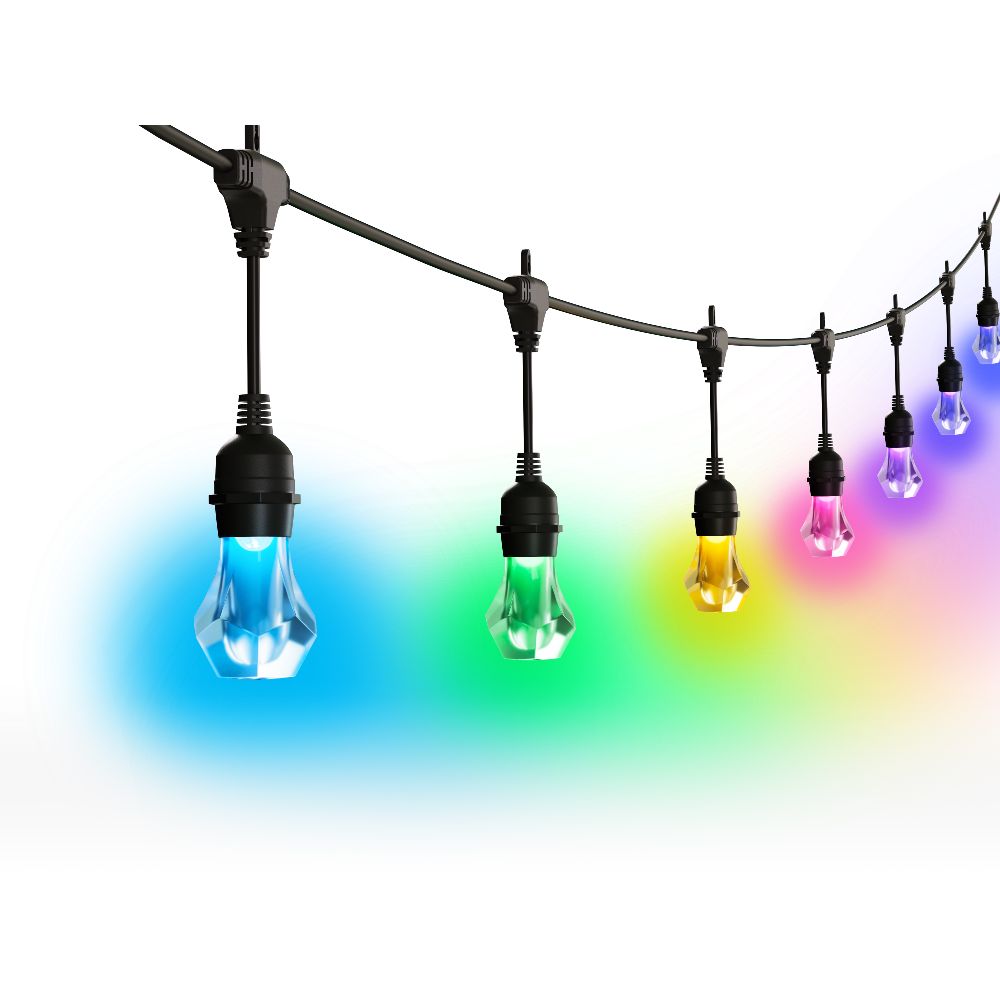 Nanoleaf Essentials Smart Multicolour Outdoor String Lights Smarter Ki ...