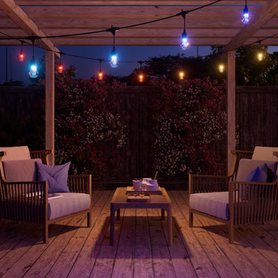 Nanoleaf Smart Multicolour Outdoor String Lights Smarter Kit (Matter compatible) - 15 m