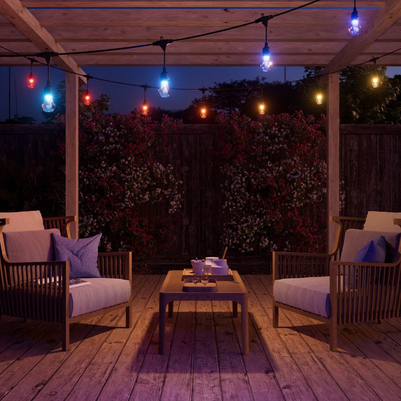 Nanoleaf Smart Multicolour Outdoor String Lights Smarter Kit (Matter compatible) - 15 m