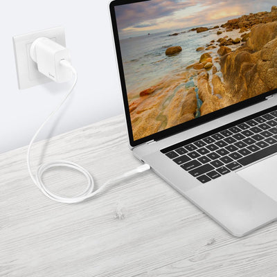 Bonelk Long-Life Easy Grip USB-A to USB-C Cable, 60W 1.2m White