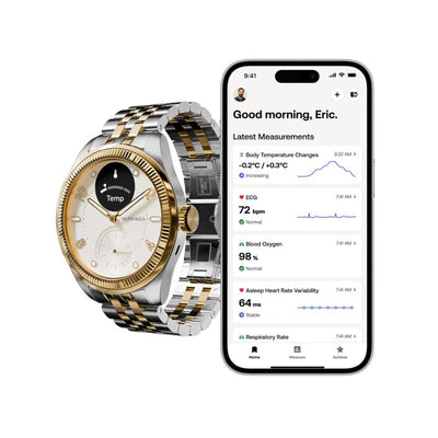 Withings ScanWatch Nova - Brilliant Edition Gold Silver