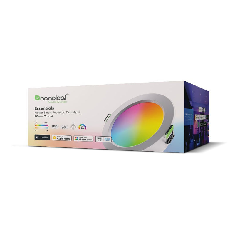 Nanoleaf Essentials Colour Smart LED Downlight (Matter Compatible)