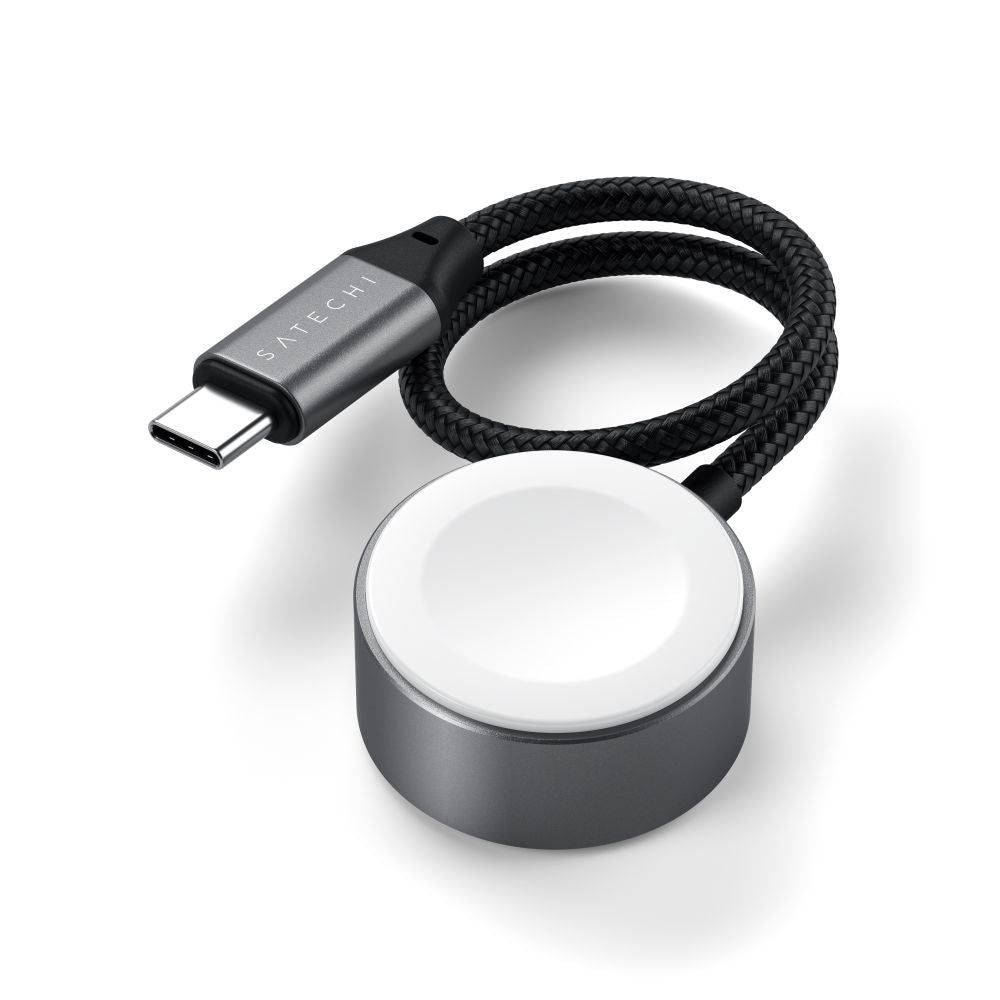 Satechi USB C Fast Charging Cable for Apple Watch Space Grey MacGear Australia