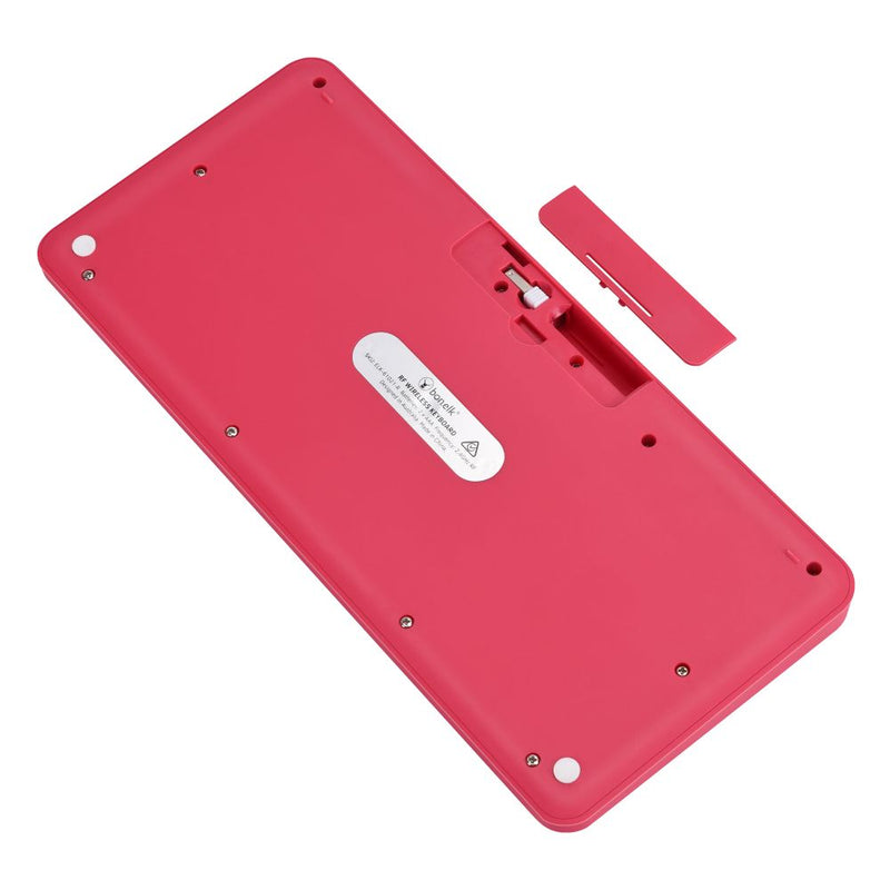 Bonelk Wireless Keyboard and Mouse Combo, Compact, KM-383 Red