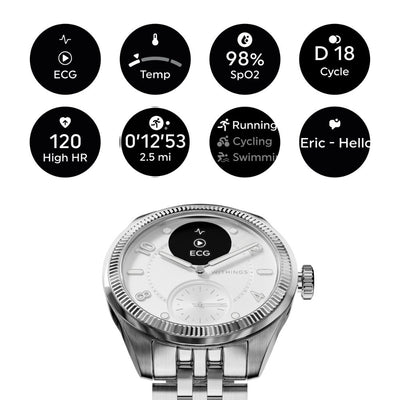 Withings ScanWatch Nova - Brilliant Edition Silver