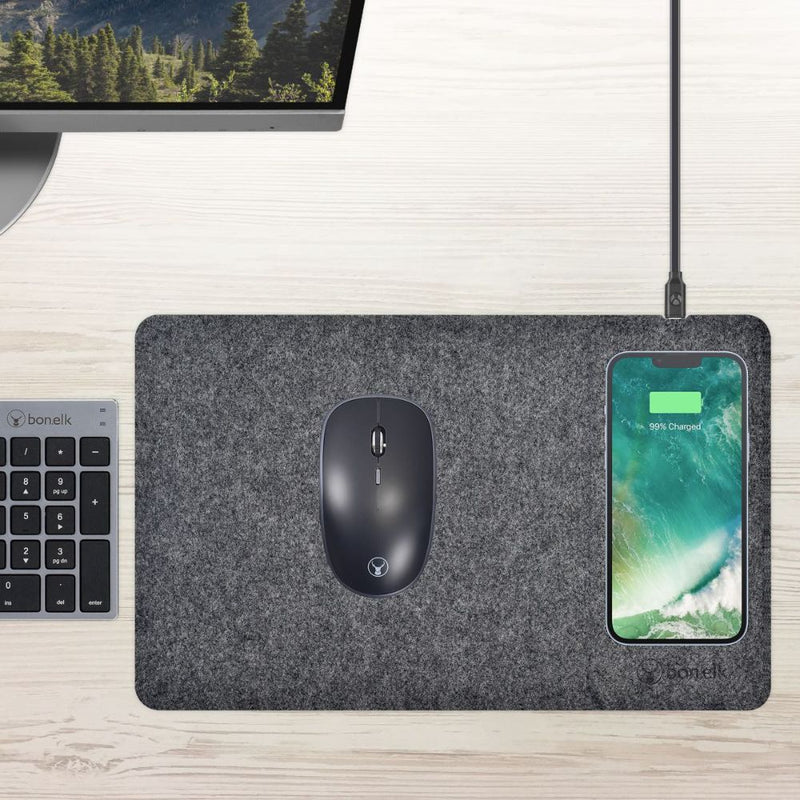 Bonelk Mouse Mat Qi Pro (Black)