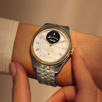 Withings ScanWatch Nova - Brilliant Edition Gold Silver