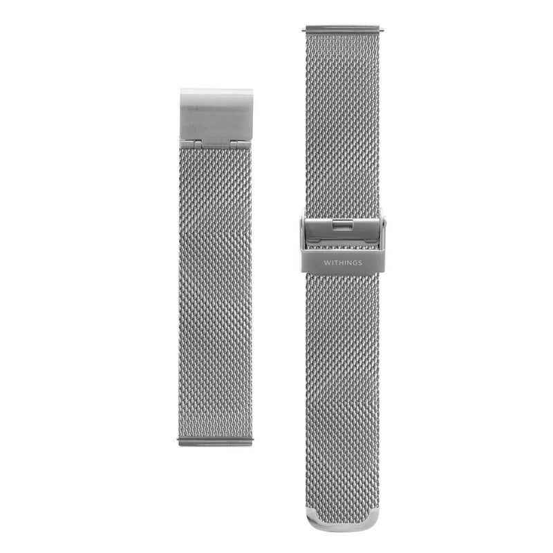 Withings Milanese Wristband - 18mm Silver