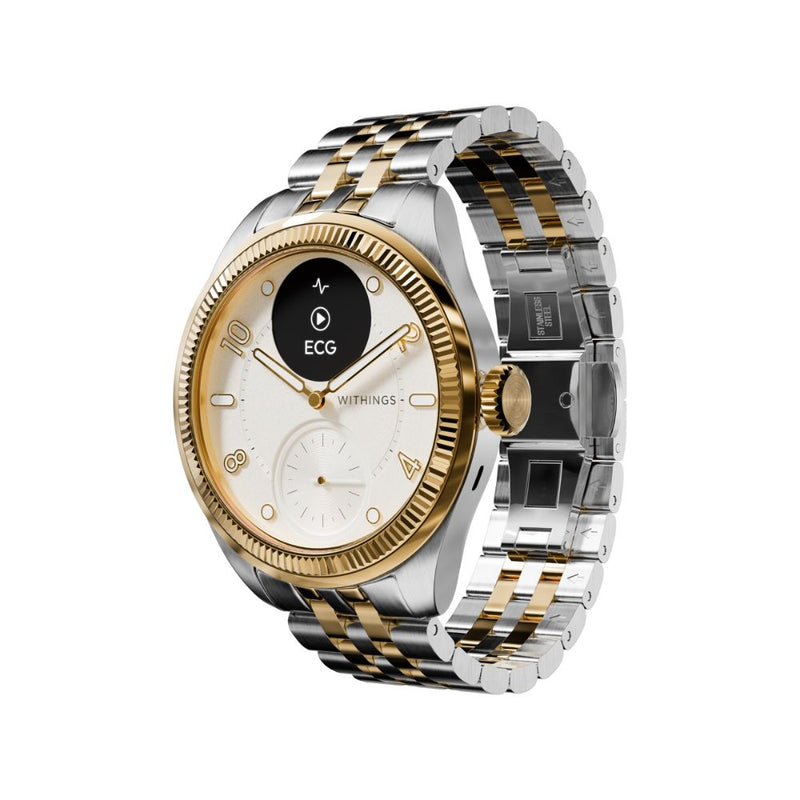 Withings ScanWatch Nova - Brilliant Edition Gold Silver