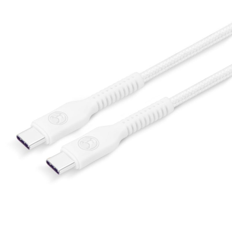 Bonelk Long-Life Easy Grip USB-C to USB-C Cable, 100W 1.2m White