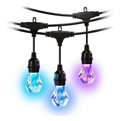 Nanoleaf Smart Multicolour Outdoor String Lights Smarter Kit (Matter compatible) - 15 m