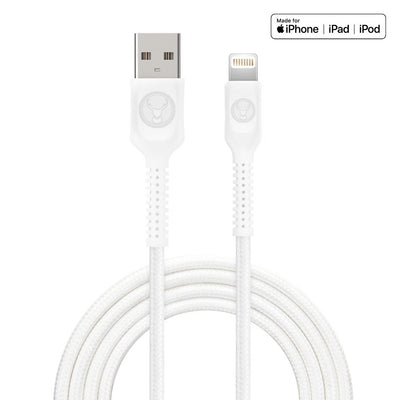 Bonelk Long-Life Easy Grip USB-A to Lightning Cable 1.2m White