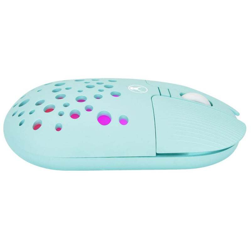 Bonelk Bluetooth/Wireless RGB 4D Mouse, 1200DPI, USB-C, M-270 Teal