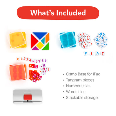 Osmo Genius Starter Kit for Classroom (4 Kits / 1 Teacher Guide / Plastic Pieces)