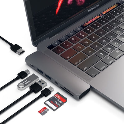 Satechi USB-C Pro Hub w/ 4K HDMI & Thunderbolt 3