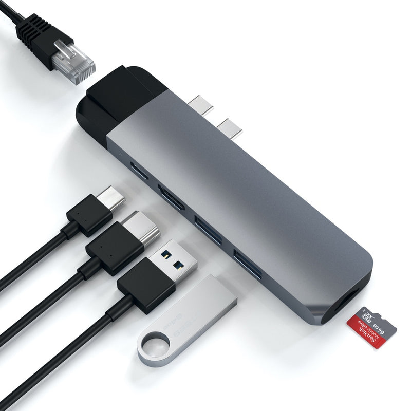 Satechi USB-C Pro Hub w/ Ethernet & 4K HDMI