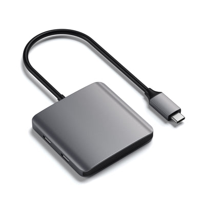 Satechi Aluminium 4 Port USB-C Hub (Space Grey)