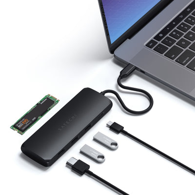 Satechi USB-C Hybrid Multiport Adapter with SSD Enclosure