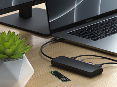 Satechi USB-C Hybrid Multiport Adapter with SSD Enclosure