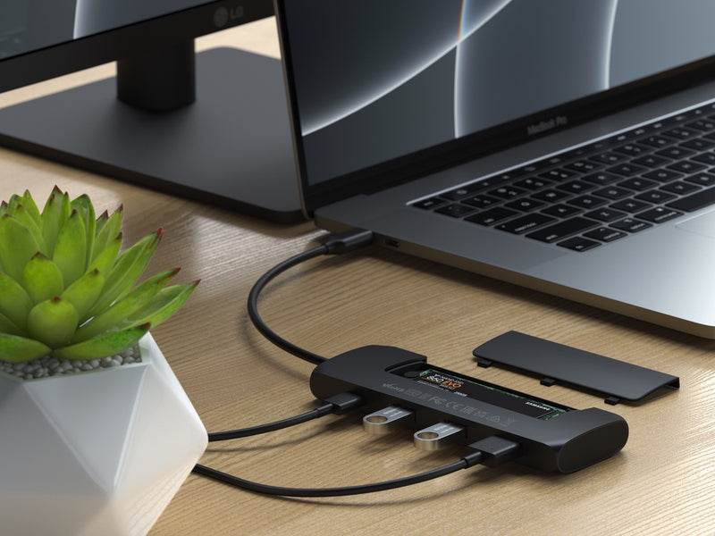 Satechi USB-C Hybrid Multiport Adapter with SSD Enclosure