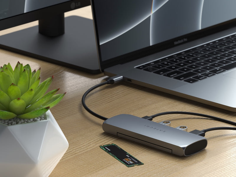 Satechi USB-C Hybrid Multiport Adapter with SSD Enclosure