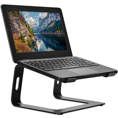 Bonelk Elevate Stance Aluminium Riser Laptop Stand Black