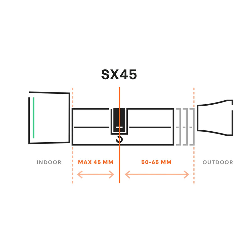 Bold Smart Cylinder Lock - SX-45