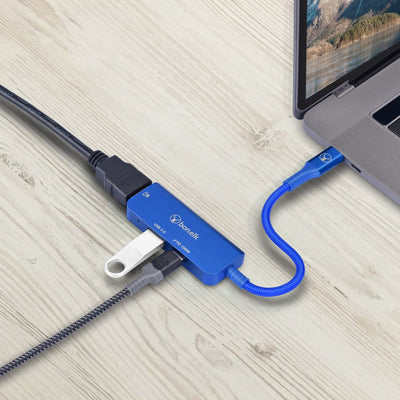 Bonelk Long-Life 3in1 Multiport Hub Blue