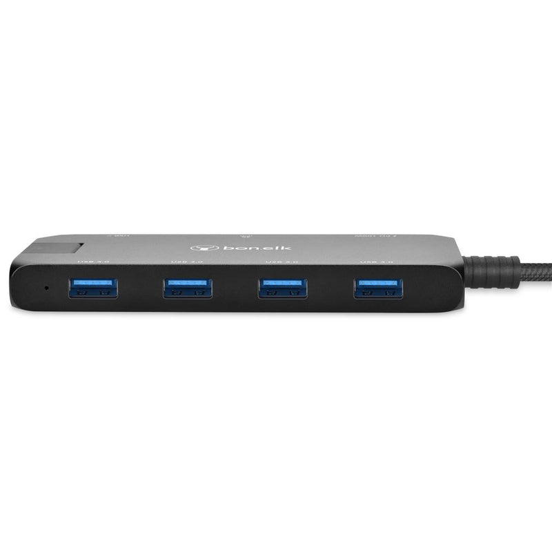 Bonelk Long-Life USB-C to 8-in-1 Multiport Hub Black