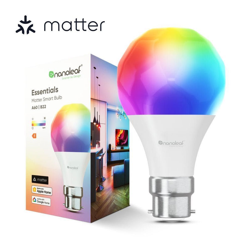 Nanoleaf Essentials Smart Bulb B22 (Matter Compatible)