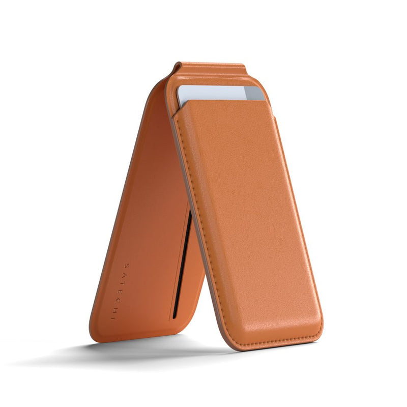 Satechi Magnetic Wallet Stand for iPhone Orange