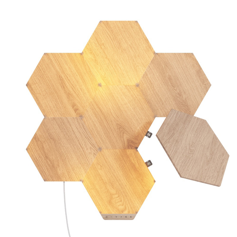 Nanoleaf Elements Wood Look Starter Kit  (7 Pack)