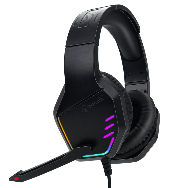 Bonelk GH-510 Gaming RGB Headphones 3.5mm (Black)