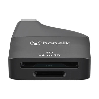 Bonelk USB-C to MicroSD/SD Adapter - (Black)