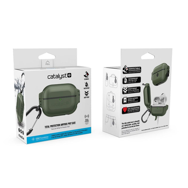 Catalyst Total Protection Case for AirPods Pro (Gen 1 & 2) Green