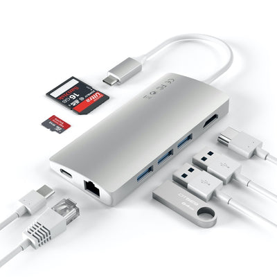 Satechi USB-C Multi-Port Adapter 4K HDMI w/ Ethernet V2