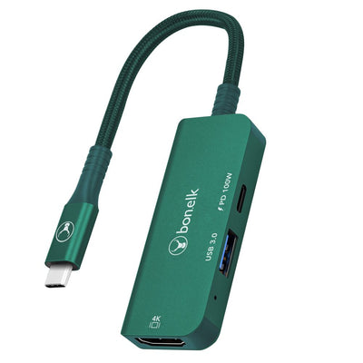 Bonelk Long-Life 3in1 Multiport Hub Green