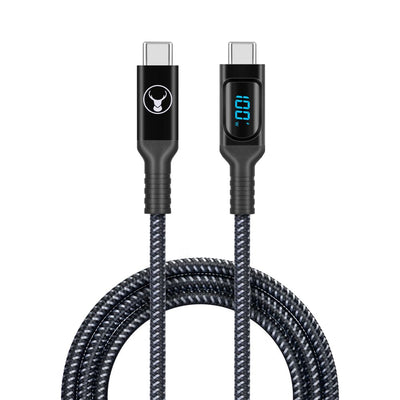 Bonelk USB-C to USB-C LongLife Digital Cable 100W 1.5m - (Black)