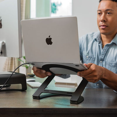 Twelve South Curve Flex flexible desktop stand for MacBook / Laptops Black