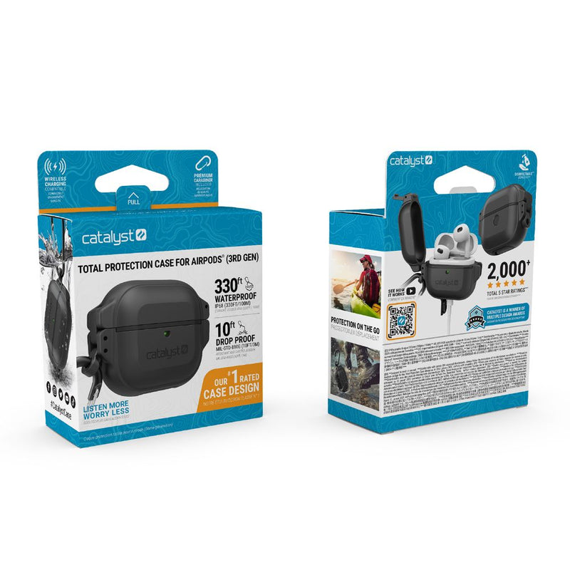 Catalyst Total Protection Case for AirPods (3rd Gen) - Black