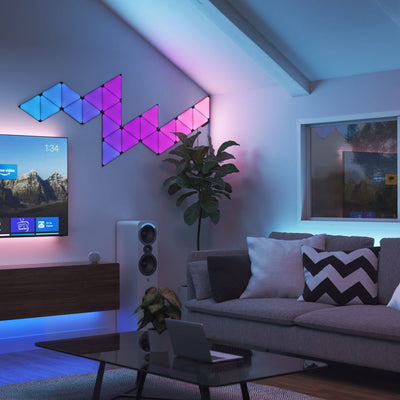 Nanoleaf Shapes - Ultra Black Triangles Starter Kit (9 Panels)