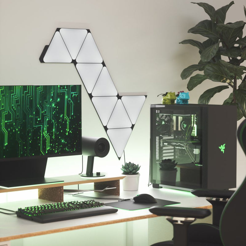 Nanoleaf Shapes - Ultra Black Triangles Starter Kit (9 Panels)